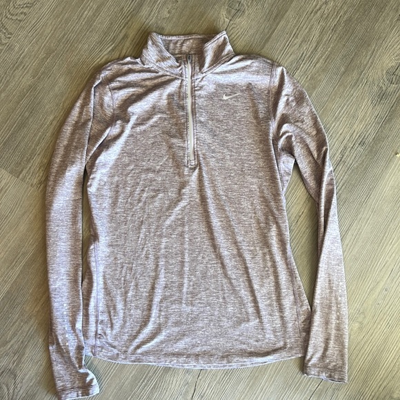 Nike Tops - Nike Dri-Fit 1/4 zip Long Sleeve Running Top, Sz M